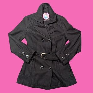 Pepe Jeans London, Denim Brand, Superior Quality Goods, Black Jacket Size M